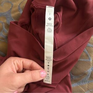Only worn once lululemon align leggings with pockets in size 2